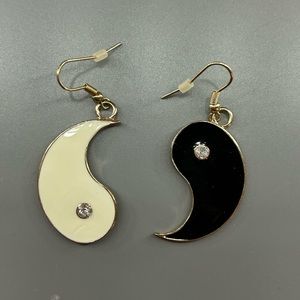 Yin and yang earrings